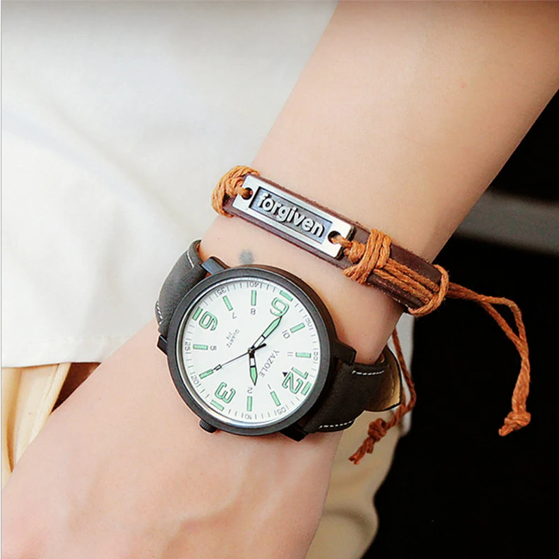 YAZOLE Brand Mens Watches Fashion Big Dial Luminour Pointer Quartz Watches Waterproof Casual Sport Watches for Men Montre homme 5