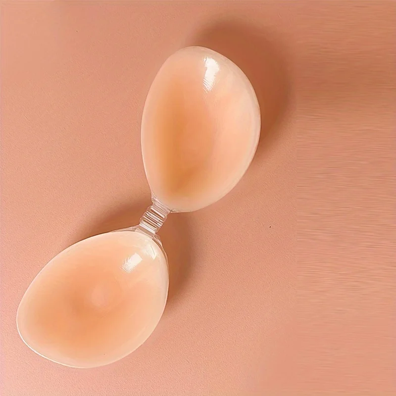 Allison 1pc/2pc Silicone Invisible Strapless Bra 6