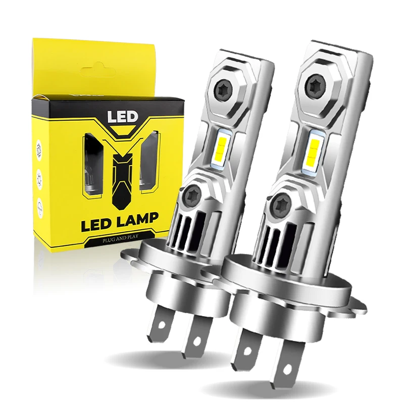 

2X H7 Headlight LED Without Fan H7 Car Head Light Bulb For Ford Mondeo For Peugeot 508 2008 3008 For Citroen 6000K CSP 60W