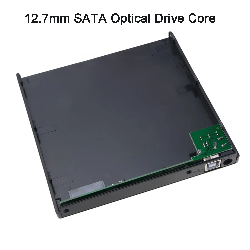USB 2.0 SATA External Drive DVD CD DVD-Rom Case,12.7MM Slim for Laptop Notebook Portable 1PC,hdd enclosure,external hard drive housing,external dvd drive case