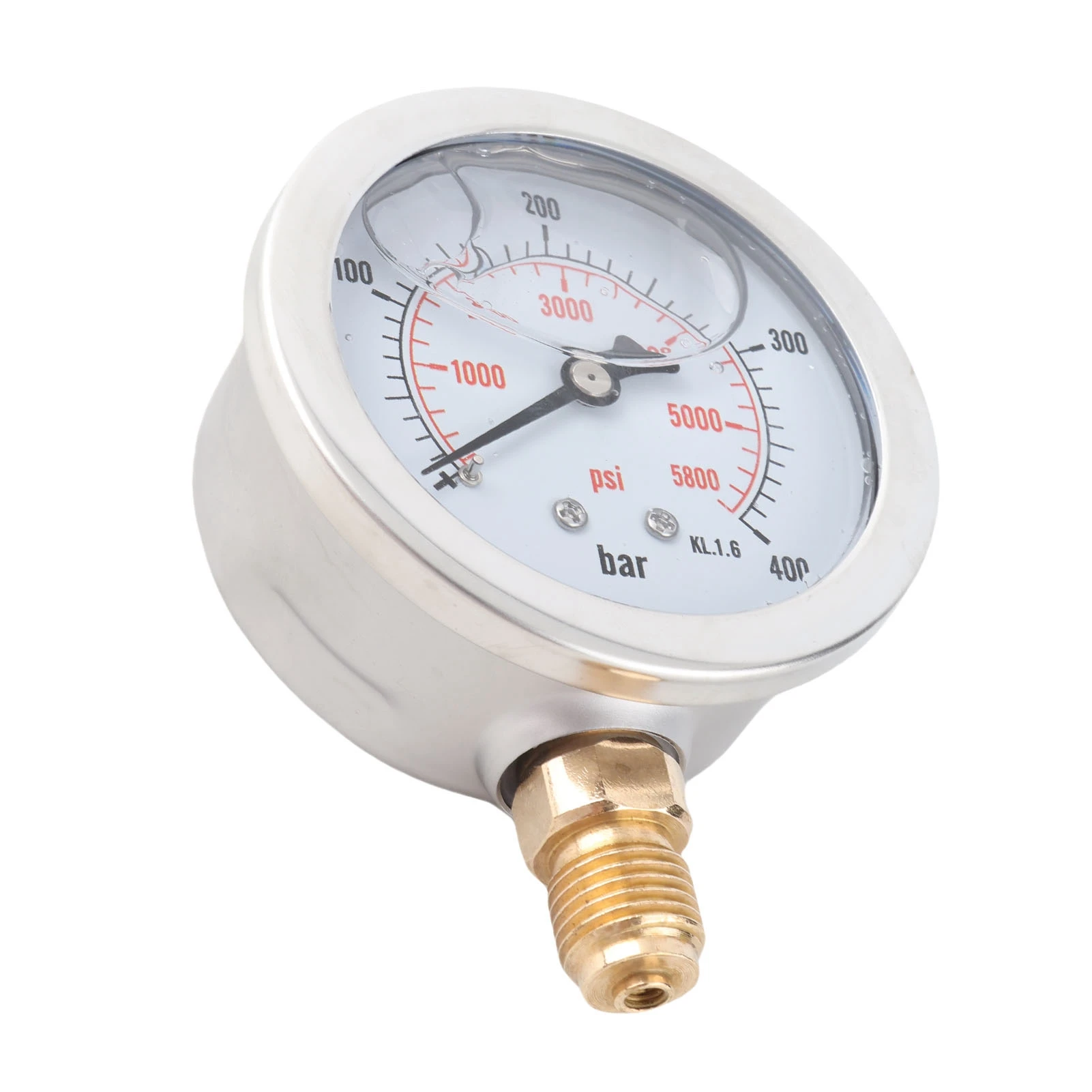 0‑400BAR 0‑5800PSI G1/4 68mm  Hydraulic Pressure Gauge Meter Air Pressure Gauge Hydraulic Gauge Hydraulic Pressure Gauge