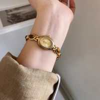 Montre-Bracelet en Jade naturel pour femmes, montres de luxe à Quartz doré de haute qualité, montres-bracelets élégantes pour femmes 6