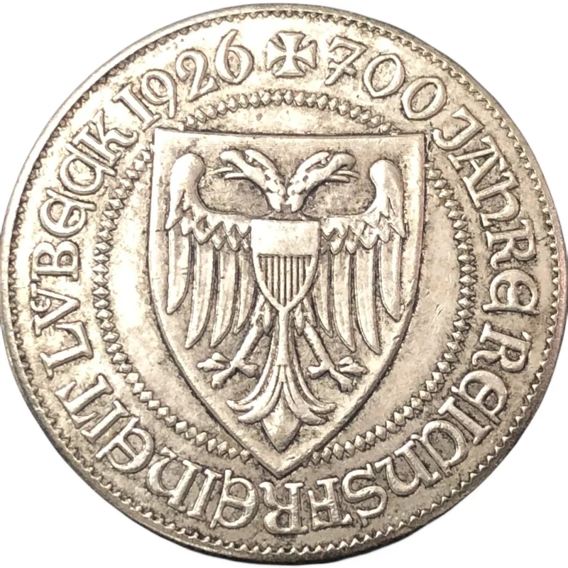 1926 Germania 3 Moneta Per Fotocopie Reichsmark Luxlub