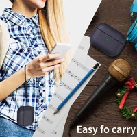 Leather grain Case For AirpPods Pro 2 For Airpods Pro 3 Case Airpods 4 3 Apple Bluetooth Earphone Accessories Protect Machine 6