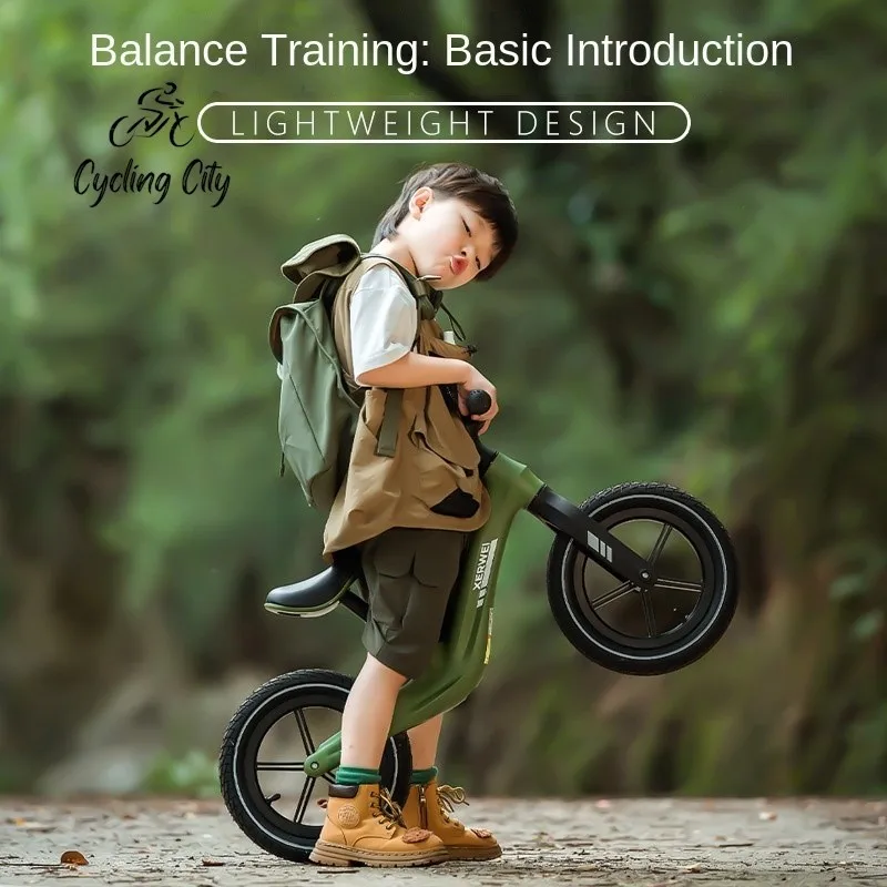 Cycling City Children's Balance Bike Inflatable Wheels 2 To 6 Years Old Non Pedal Sliding Bike Baby Learning Walk Yo