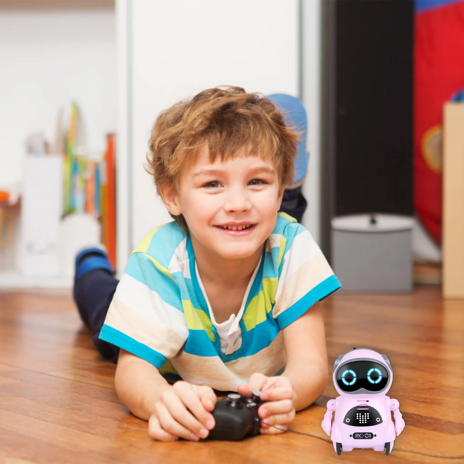 Talking Pocket Robot Toy Interactive Dialogue Voice Recognition Record Robot Toy for Kids Educational Gift Toys