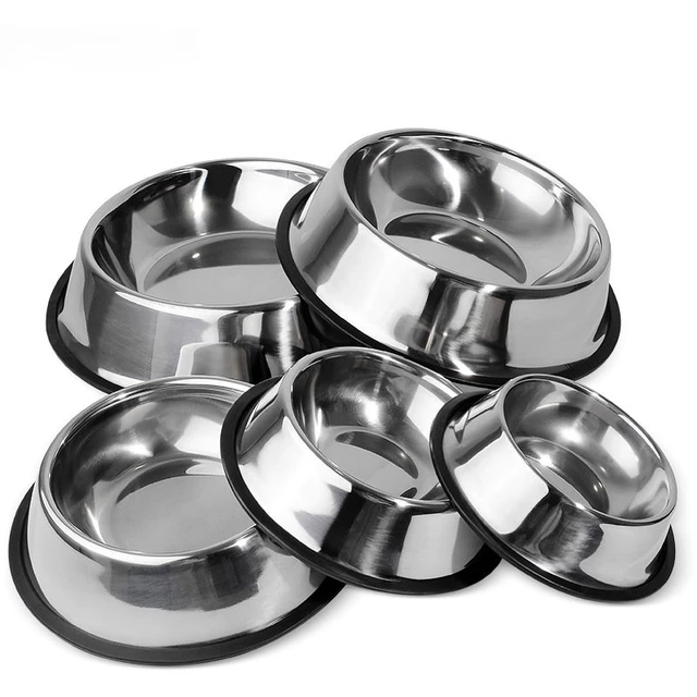 Benepaw Stainless Steel Slow Feeder Dog Bowls Anti-Gulping Pet Fun