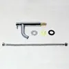 JIENI Black & White Ceramic Washbasin Vessel Lavatory Basin Bathroom Sink Bath Combine Deck Mounted Brass Faucet Mixers & Taps 6