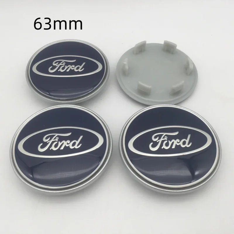 4pcs 3D for ford 54mm 63mm 66mm Car emblem Wheel hub Center Cap Badge covers sticker Decal styling auto Accessories wheel center caps wheel center hub cap sticker car emblem sticker