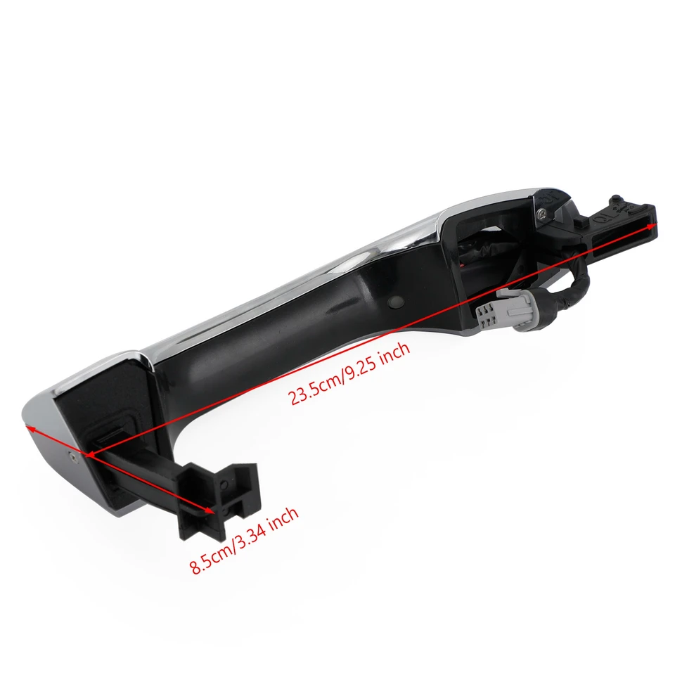 maniglia portiera esterna 'auto Per Hyundai Per Accent 2012-2017 826611R050, 826621R060 Auto Auto Esterno Anteriore Posteriore Sinistra Destra Maniglia Della Porta ( Colore : 4 pcs 1 pc keyhole