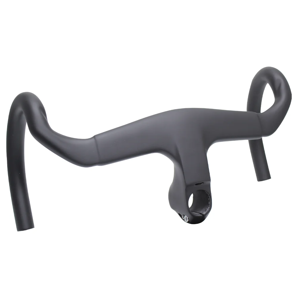 Guidon Vélo Route Carbone Intégré Routing Interne Di2 - Neuf - Compatible Universel !