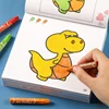 78 sheets Boys Girls Children's Coloring Books Cars Animals Vegetables Baby Drawing Book School Early Education Stationery Toys 3