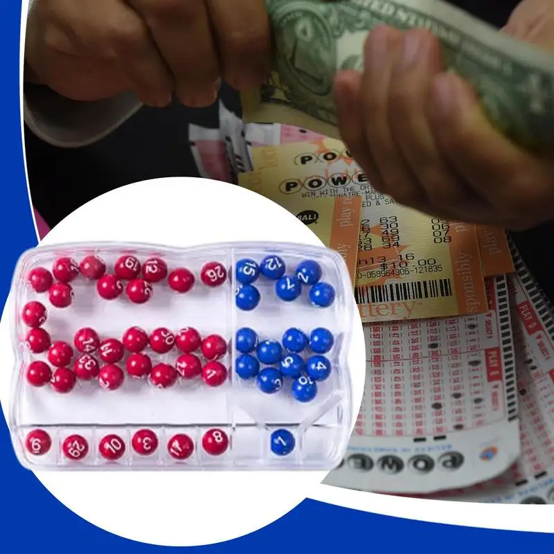 Portable Lottery Selector Party Game Machine Two-color Ball + Lottoes Number Selection Device Simple Easy Operate Party Props