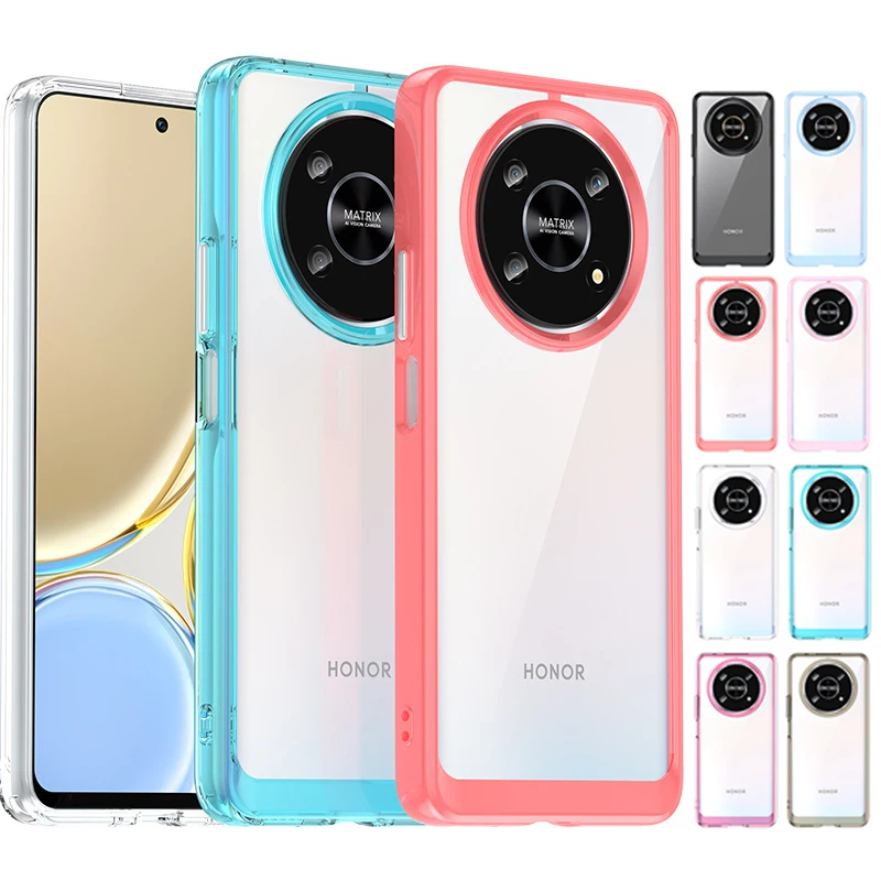 Per Cover Honor X9 5G Custodia Honor X9 Capas Paraurti Trasparente Colore Trasparente Per Fundas Huawei Honor Magic 4 Lite X9 5G X8 Cover