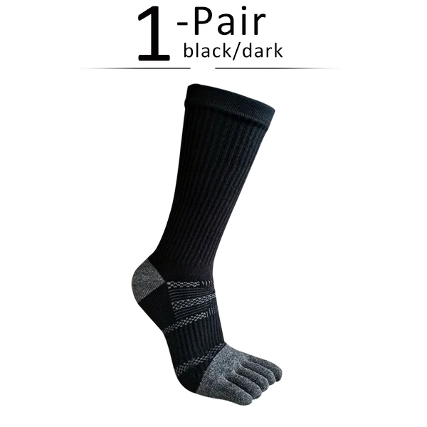 Men's Breathable Compression Toe Socks for Fitness and Outdoor Sports