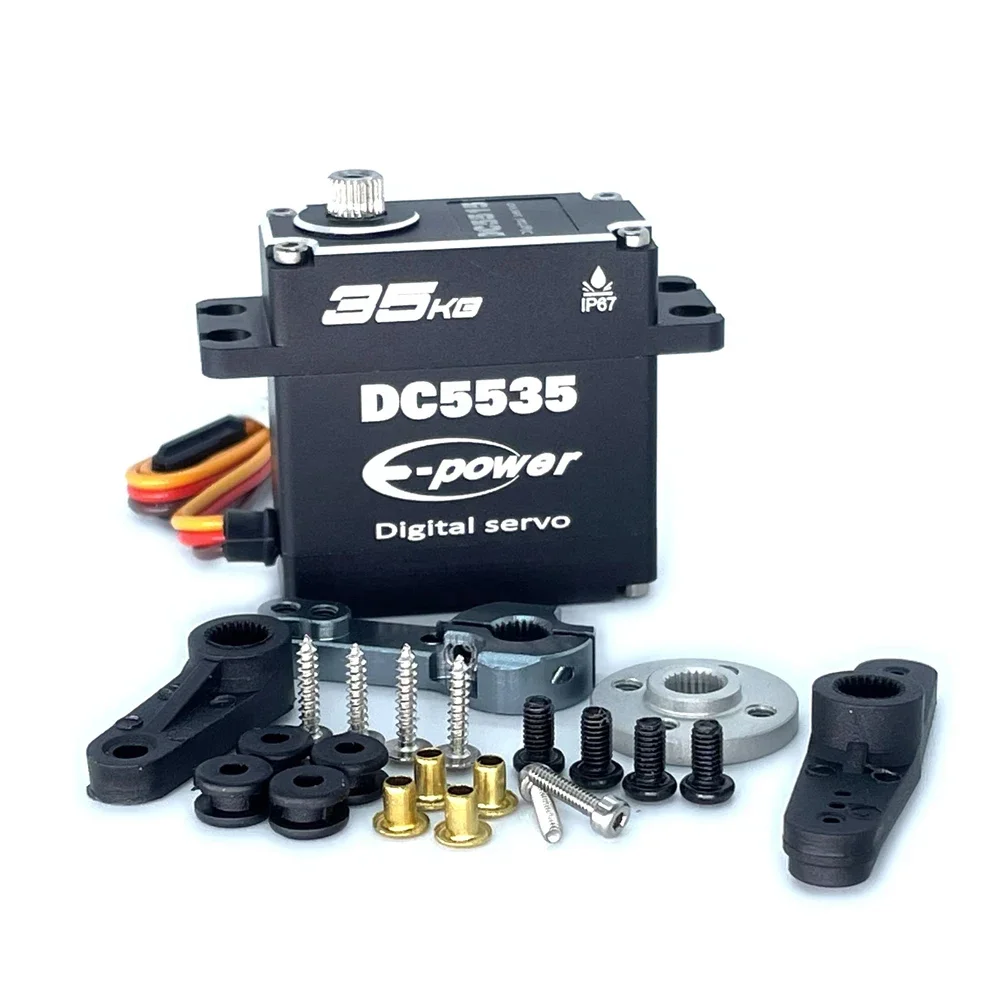 Dc5515 15Kg/ Dc5525 25Kg/ Dc5535 35Kg 4,8-8,4 V Wasserdichte Metal Gear Servizio Digitale F Uh R Trx4 Scx10 1/8 1/10 1/12 Rc Auto