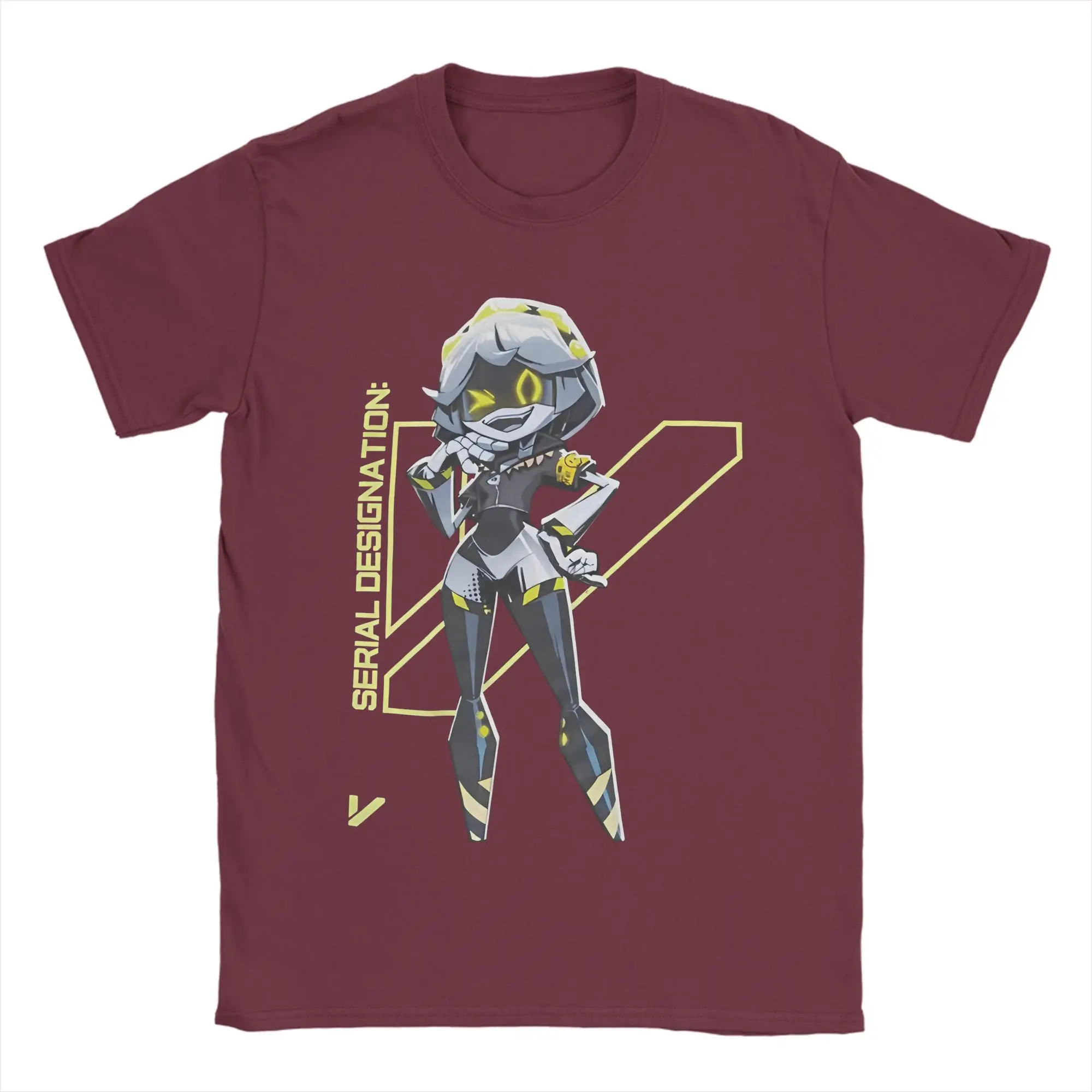 Men's 100% Cotton Murder Drones Graphic Tee - Funny Game Character Design, Round Neck Short Sleeve Shirt, Perfect Gift Idea
