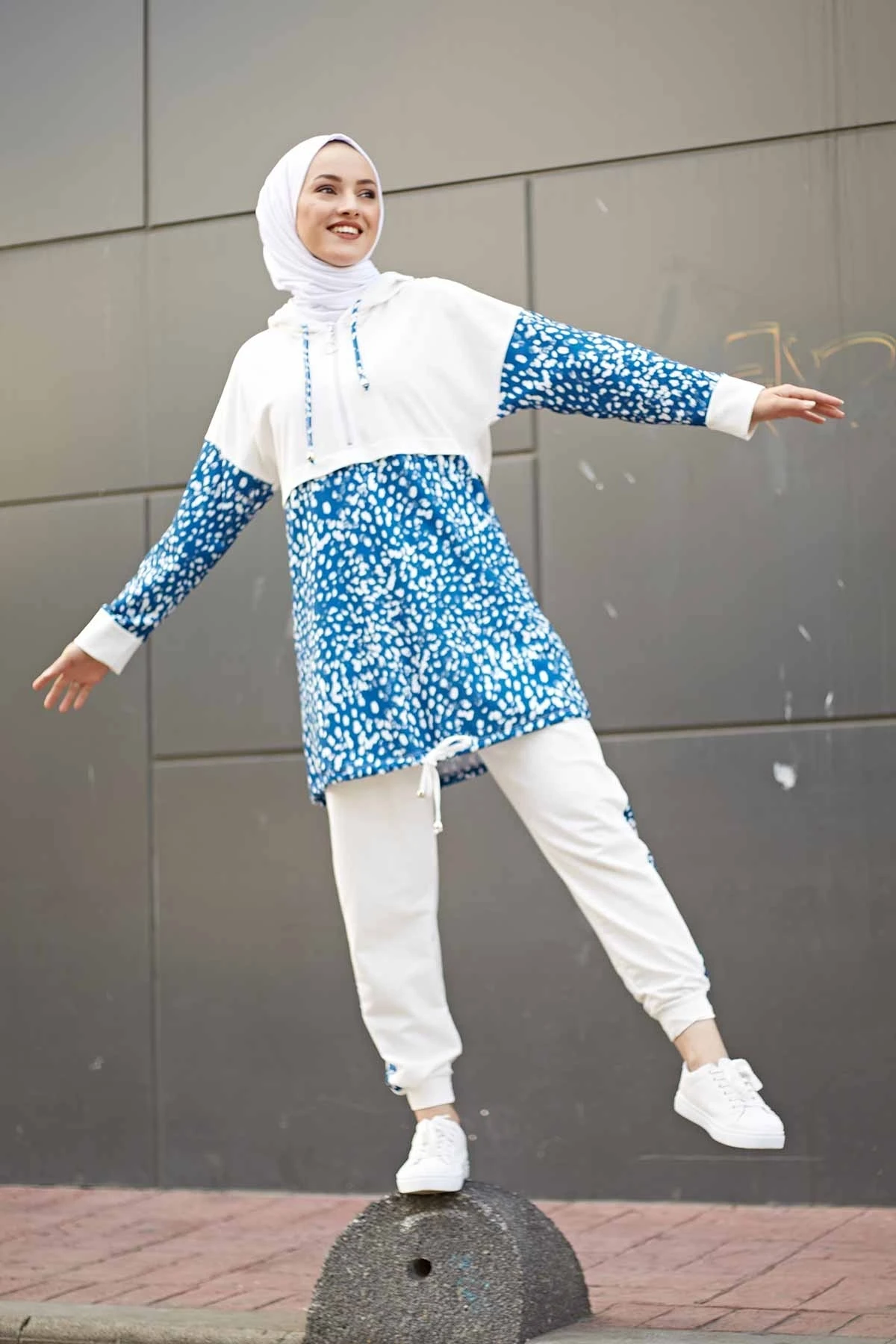 

Женский спортивный костюм с двойным верхом, мусульманское платье, хиджаб, мусульманский üstleri, женский костюм, комплект 2021