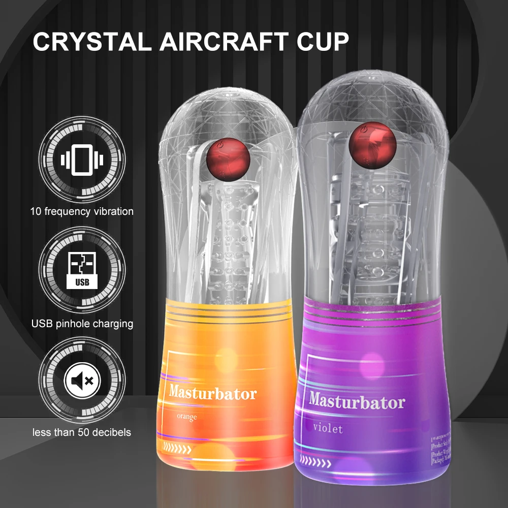 Male Masturbator With 10 Speed Vibration And Automatic Function_voghion.com