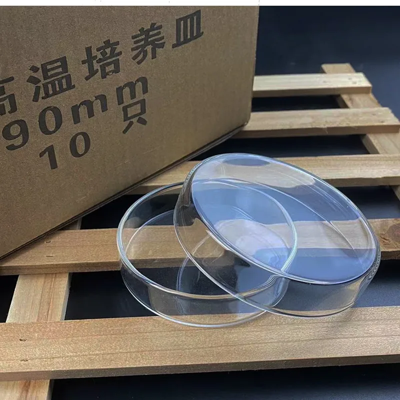 4pcs/lot, /10pcs/lot glass petri dish, culture petri dish plate with cover