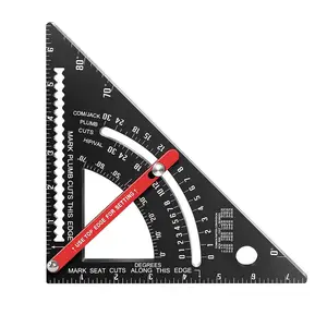 Woodworking Ruler Measuring Protractor Ruler Tool Adjustable Square Carpenter Measuring Layout Tool For Tiling Carpentry Framing