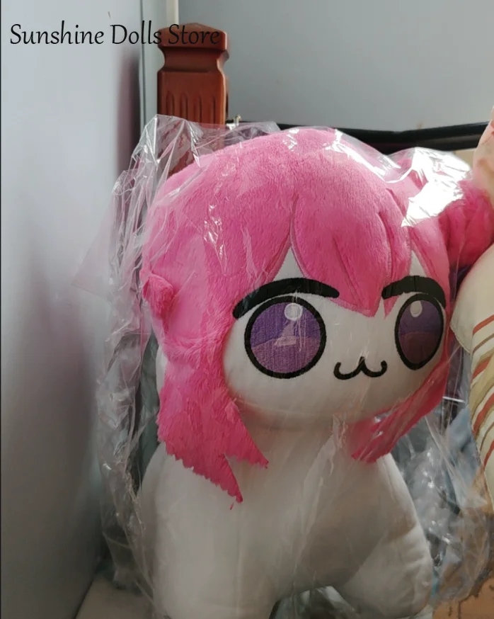 Adorable Plush Doll Throw Pillow - Cute Anime-Inspired Plushie Toy & Mascot Gift