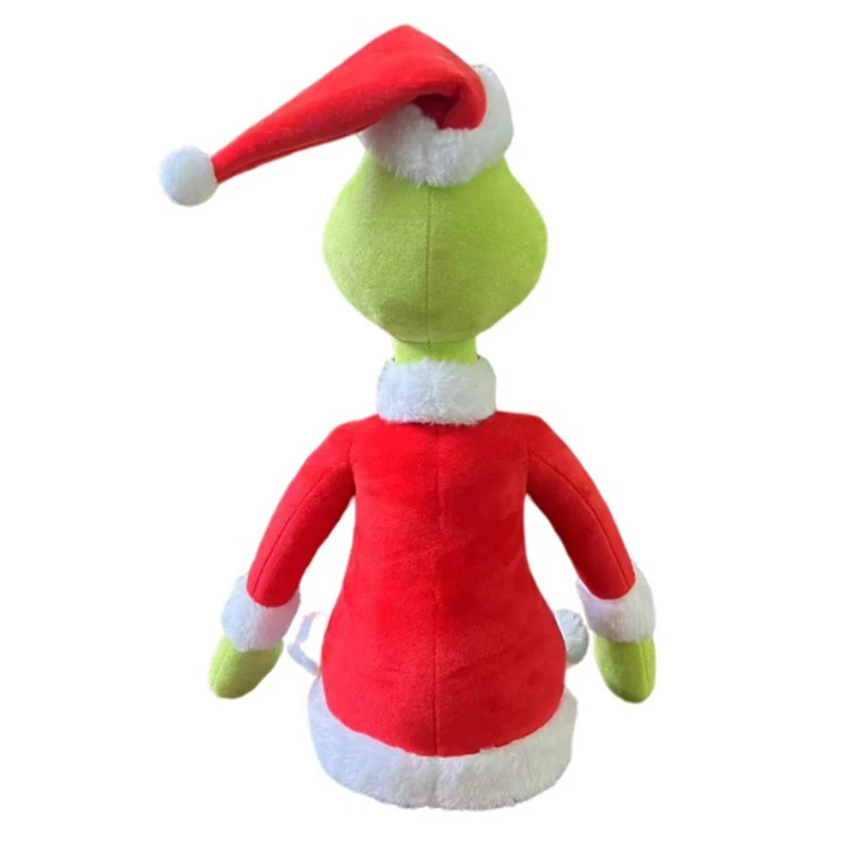 Grüne zottelige Anime-Figuren, Weihnachtsdekoration, grünhaariges Monster, Figur, bezaubernde Plüschpuppe, Kindergeburtstag, Spielzeuggeschenke – Detail 7