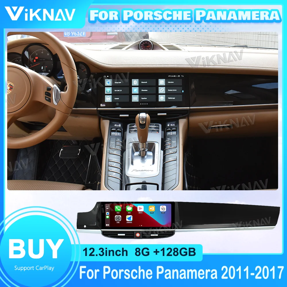 

12.3 inch Android 12 Car Radio For Porsche Panamera 2011-2017 GPS Navigation Auto Multimedia Player Head Unit Carplay