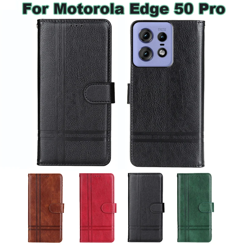 Per Muslimnax Nappy Co503055Motorola Edge 50 Pro Custodia A Portafoglio In Pelle Capa Flip Phone Cover Per Capinha De Celular Motorola Edge 50 Pro Fun