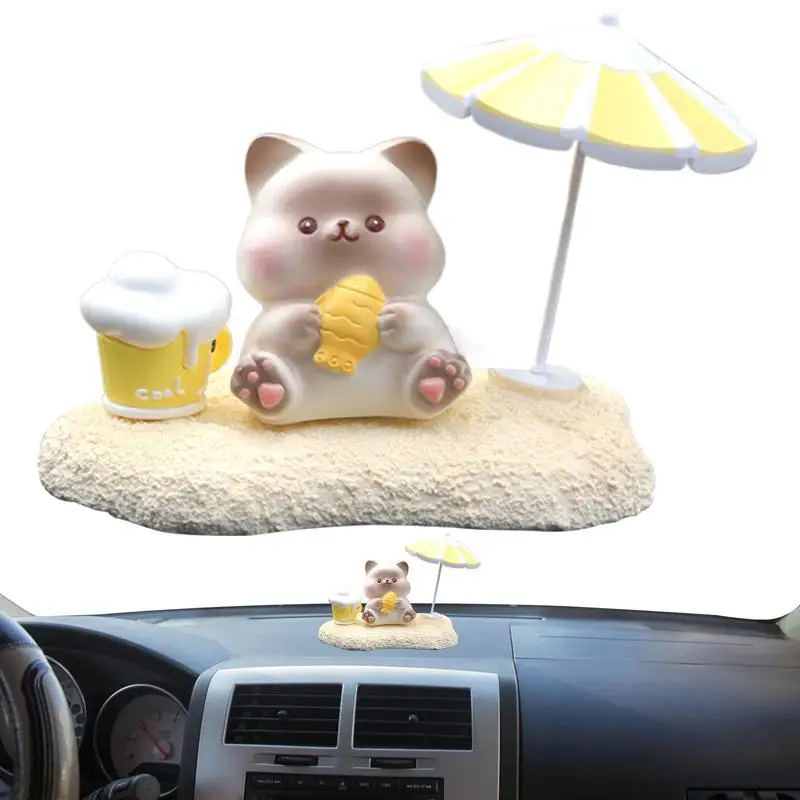 

Украшения для приборной панели автомобиля в виде милых животных, милые подарки для мужчин и женщин, Мультяшные животные