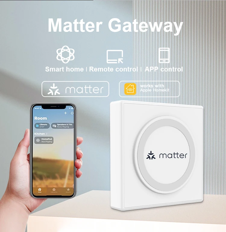 Tuya Matter Thread Hub Zigbee Smart Home Bridge Matter Gateway Hub Siri voice co