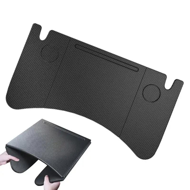 

Автомобильный лоток для еды на руль для Tesla Model 3/Y, складной лоток на руль для ноутбука, портативный автомобильный держатель для напитков для салона автомобиля