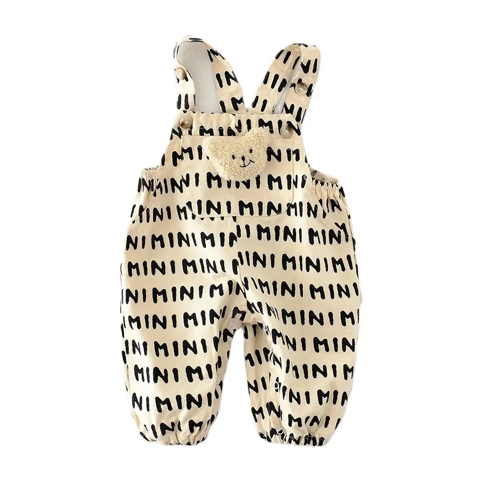 Autumn Stripe Baby Overalls for Boys and Girls