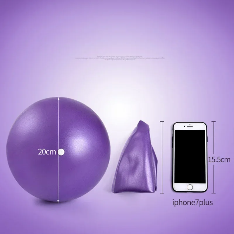 Yoga Ball Exercise Gymnastic Fitness Pilates Balance Gym Core Indoor Training