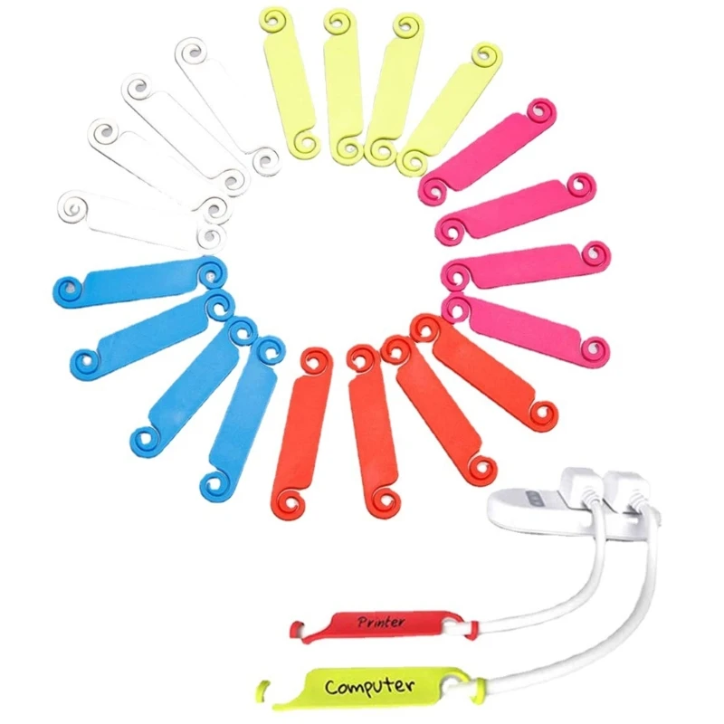 

10/20/50Pcs Cable Label Sticker Waterproof Networks PC Wire Tie Marker Marking Organizers Tags Management Tool Label Markers