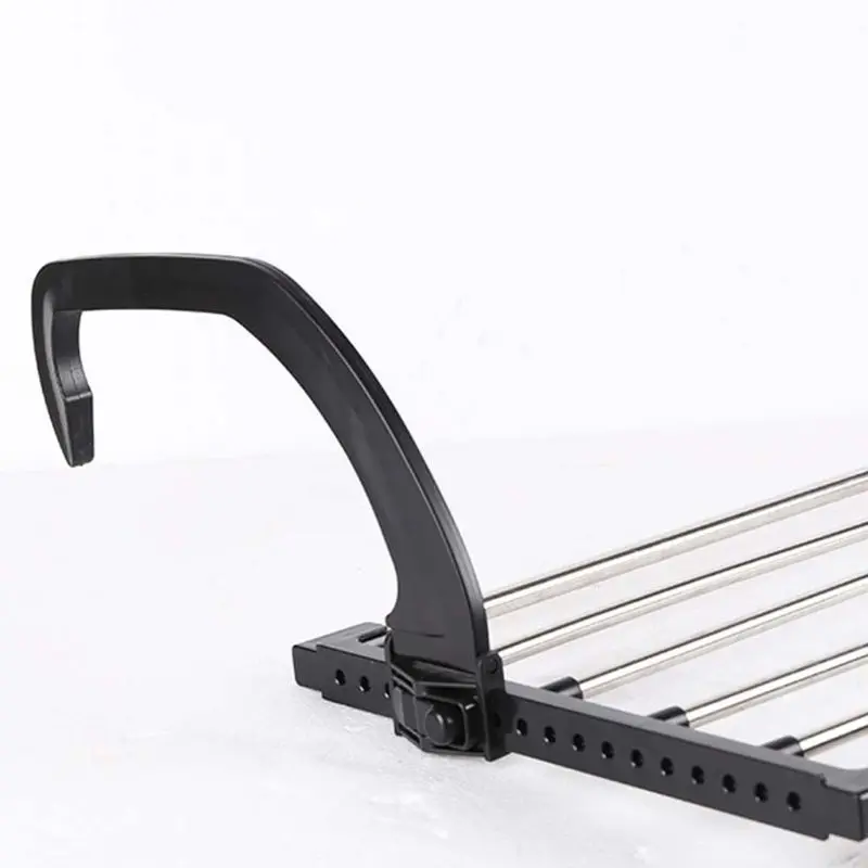 Multi-function Balcony Folding Shoes Towel Drying Rack Laundry Underwear Storage Holder 87HA