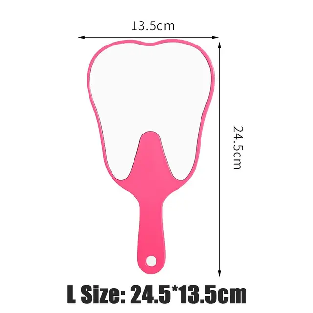 Miroir Dentaire en Forme de Dent, Accessoire de Maquillage Mignon, Durable, Haute Définition, Cadeaux, 1 Pièce 5