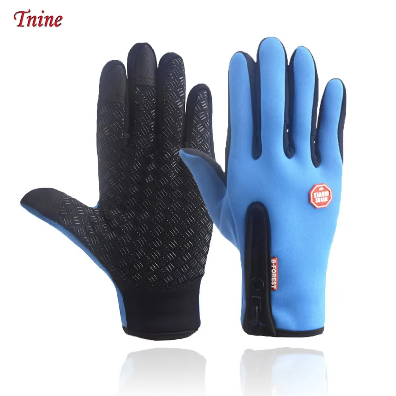 Winter Cycling Gloves Windproof Gloves Mittens Men Women Guantes Femininas Luva Winter Touchscreen Motorcycle Bike