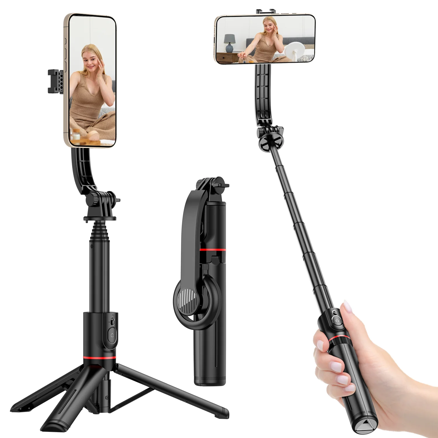 tripod selfie stick L20 Detachable Mount Selfie Stick Tripod Portable Handheld Bluetooth Stand Stabilizer Tripe Holder for Cell Phone