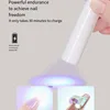 Handheld UV LED Nail Lamp with 2 Timer USB Rechargeable Portable Lamp for Manicure with 3 Beads for Fast Curing at Home Salon 6