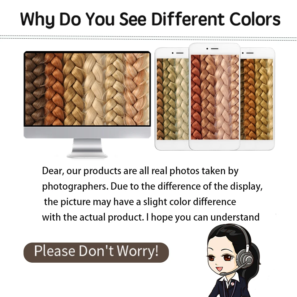 LUPU 2PCS Braided Long Ponytail Extensions With Elastic Band Hair Synthetic Fiber 24Inch Blonde Braids PonyTail Hair Accessories