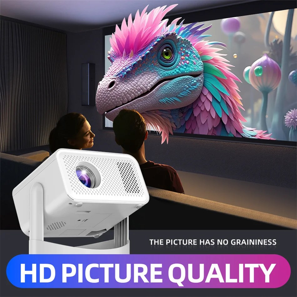 KaiAqua HT23 Plus 4K 650ANSI الأصلي 1080P جهاز عرض...