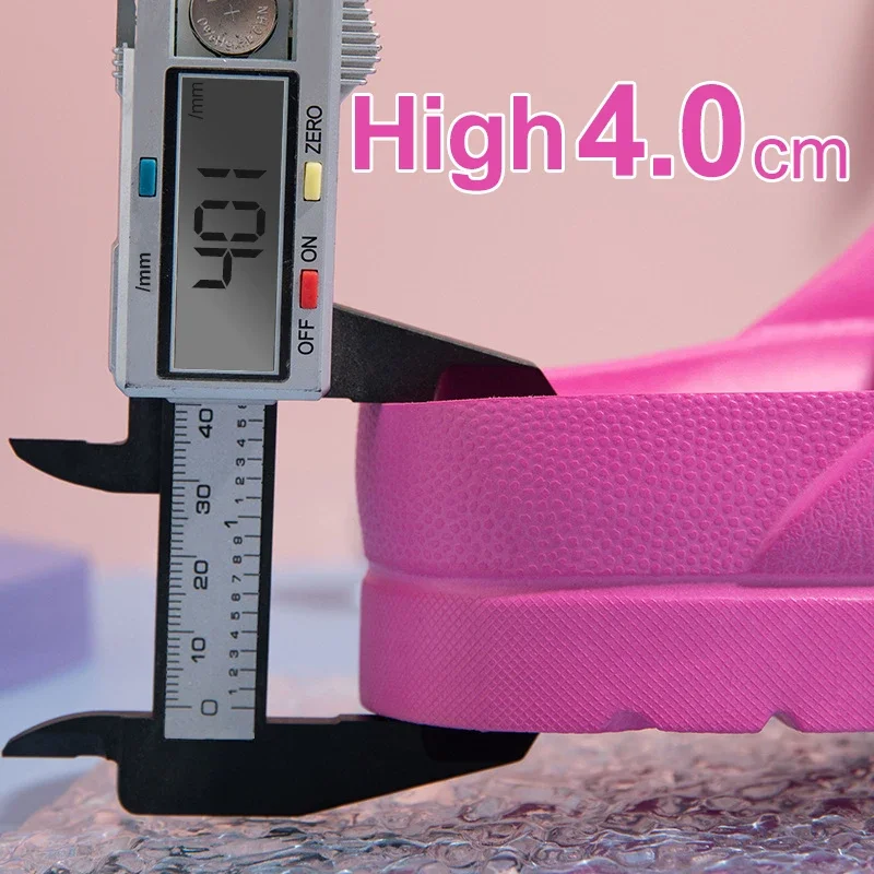 New Arrival 2024 Thick Sole Sandals Breathable Comfort Beach Casual Shoes Double Belt Adjustable Flat Slippers Jelly Shoe Mujer