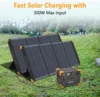 Portable Power Station E600LFP 614Wh Solar Generator Power Station with 3X1200W AC Outlets 100W USB-C PD Output 5