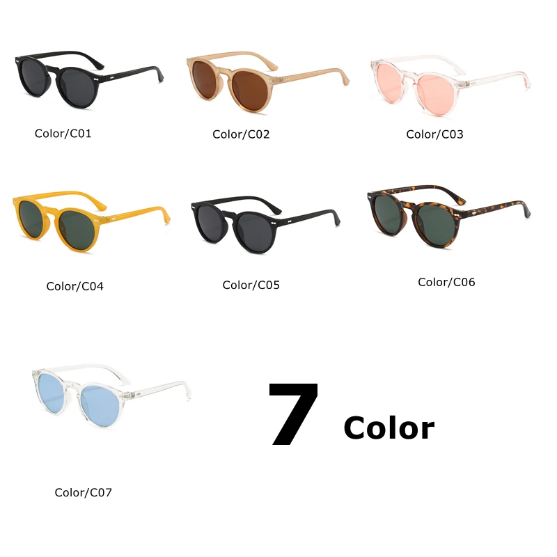 DropShipping Polarized Sunglasses Women Men Vintage Round Lens PC Frame Brand Designer Driving Sun Glasses Oculos De Sol_voghion.com