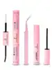 Lash Bond and Seal 10ml Individual Lashes Glue and Seal Super Strong Hold Lash Extension and Lash Glue Remover 5ml Tweezers Kit 1