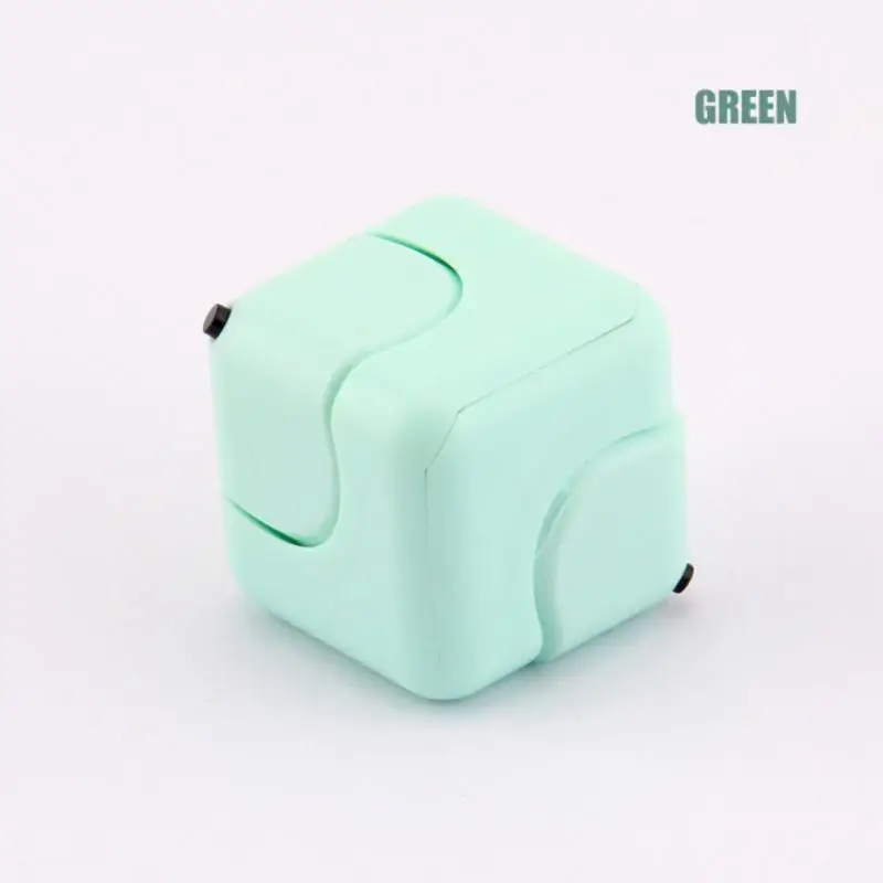 1-4Pcs/Lot Colorful Finger Spinner Toy Portable Kids Decompression Fidget Cubes Parent-child Interactive Stress Relief Toy Gifts