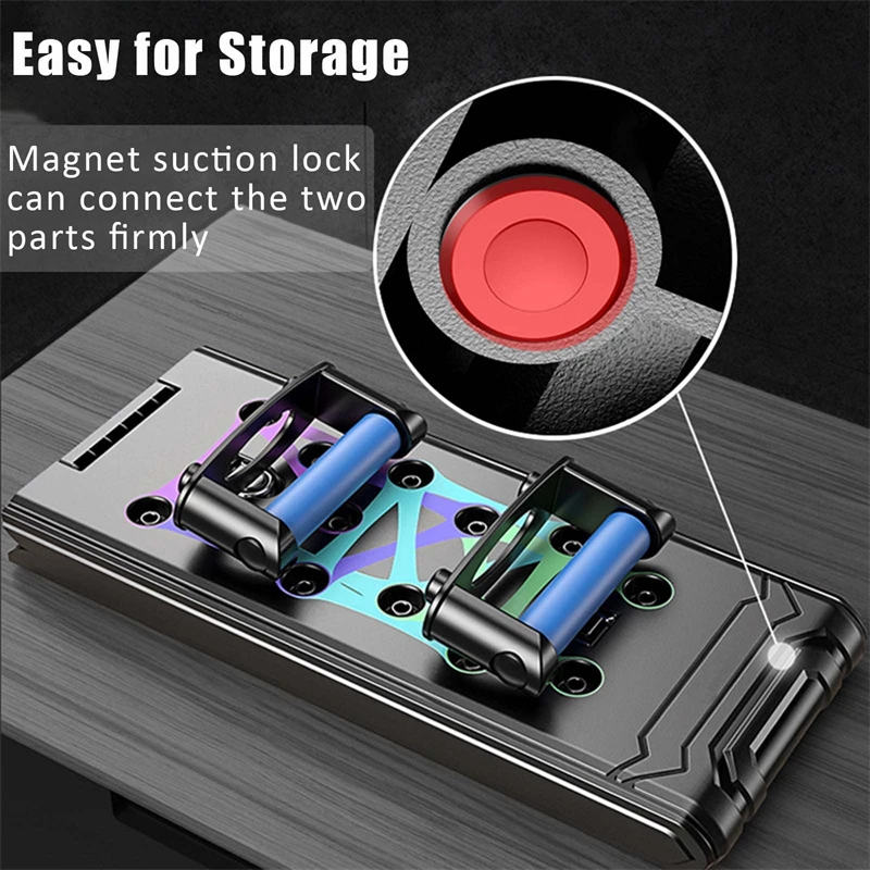 88cm Counting Folding Push Up Board Multifunctional Exercise Abdominal Muscle Enhancement Gym Sports Portable Fitness Equipment