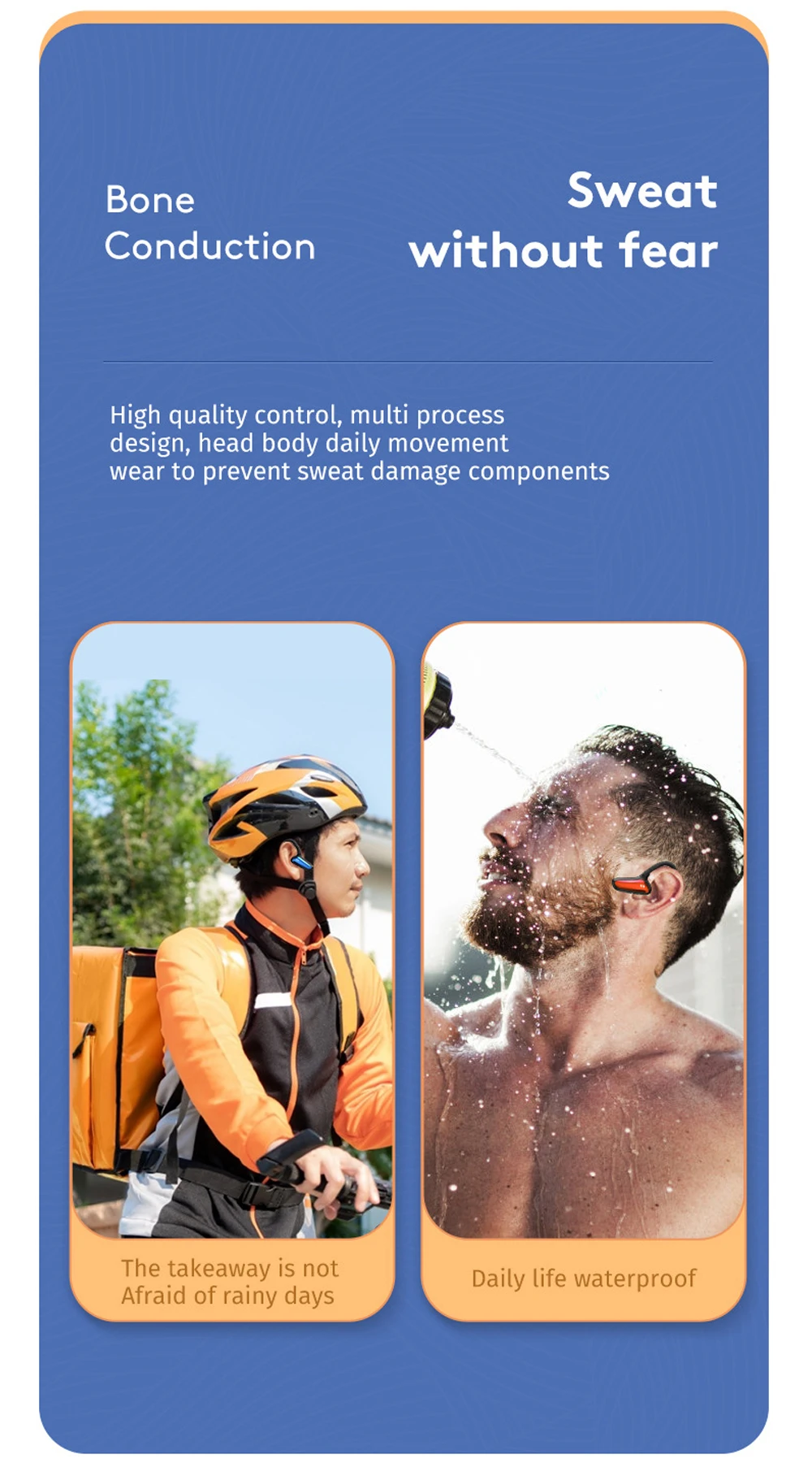 

2023 Creative Wireless Bluetooth Headset Headphone Earphone Air Bone Conduction Sport Edition Running M-D8 For All Smart Phone