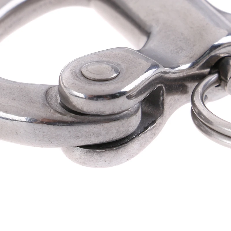 Description Picture 6 of item316 Stainless Steel Rigging Sailing Fixed Bail Snap Shackle Yacht Outdoor Living